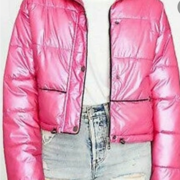 LA Coalition Metallic Puffer Barbie Pink💕 - Picture 2 of 9
